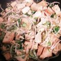 ♬あじさいのレシピ♬'s cooksnap of when they made もやし厚揚げ、手抜きバターポン酢炒め.