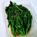 くりくりーん's cooksnap of when they made 麺つゆで簡単★菜の花のからし和え.
