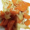 ひな☆☆みー's cooksnap of when they made 簡単絶品作り置き♡レンコン人参のきんぴら.