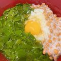 コロコロ乞食☆。's cooksnap of when they made 春の味♪生めかぶで作るめかぶ納豆丼.