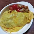 マイさんの家's cooksnap of when they made オム焼きそば.