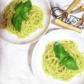 STimeBlues's cooksnap of when they made パスタジェノベーゼ.