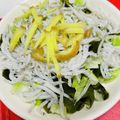 muumi☆'s cooksnap of when they made モリモリしらすとワカメ.