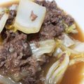 ちぃちゃん31513's cooksnap of when they made 牛肉と白菜のオイスターソース煮込み.