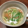 へのへのもへの's cooksnap of when they made 中華風★水菜とトマトさっぱりスープ☆簡単.