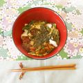 pitachan1's cooksnap of when they made 焼き鳥缶とほうれん草の卵とじ＊.