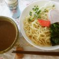 花時計咲いた's cooksnap of when they made これだけで旨くなる☆ラーメン屋のつけ麺☆.