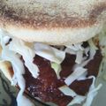 katoichi's cooksnap of when they made ⭐️ ソースが最高ヒレカツハンバーガー.