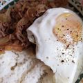 R1NR1N's cooksnap of when they made 簡単！牛ひき肉とたまねぎで牛丼風炒め.