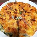 クックゆきぞう's cooksnap of when they made 春菊のチーズチヂミ.
