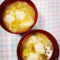 ふうはっちゃん's cooksnap of when they made 白菜と焼売の味噌汁.