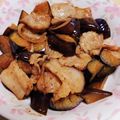 ☆Sea★'s cooksnap of when they made 豚バラ肉と茄子のポン酢ピリ辛炒め.