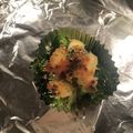 栗丸うさぎ's cooksnap of when they made ブロッコリー焼き in おかずカップ♪.