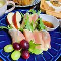 ＊＊もっさん＊＊'s cooksnap of when they made 柿と生ハムのオードブル.