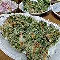 クックI7I5L1☆'s cooksnap of when they made 簡単美味♪わさび菜のかき揚げ.
