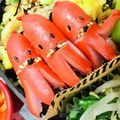 U☆kaoru's cooksnap of when they made お歯黒ソーセー人♪(〇・▼・〇).