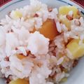☆mamingo☆'s cooksnap of when they made 塩麹でさつまいもご飯.