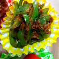 Μαｉ's cooksnap of when they made ピーマンとえのきだけのおかか和え.