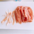 たちぽんぽん's cooksnap of when they made スルスル気持ちいい☆ささみの筋の取り方♪.