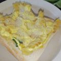 クックUL8OCM☆'s cooksnap of when they made チーズ マカロニサラダ トースト♪.