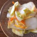 おぅちゃんのご飯's cooksnap of when they made 振るだけ☆白菜の浅漬け.