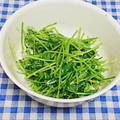 ととろ＆めい's cooksnap of when they made 豆苗だけ☆白だしとマヨネーズで.