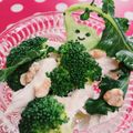みっくママ's cooksnap of when they made ブロッコリーとささみとくるみのサラダ.