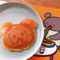 ecoecoeko's cooksnap of when they made ふわっふわ♪しろくまちゃんのホットケーキ.