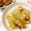mikeshima's cooksnap of when they made ドイツ風ニョッキとザワークラウト.