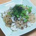 RateMal's cooksnap of when they made 筍とレンコン挽き肉混ぜご飯★.