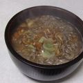 きらり流れ星's cooksnap of when they made 【病院】ミニきのこそば【給食】.