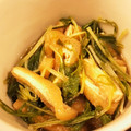 marimekkot's cooksnap of when they made 水菜と油揚げのさっと煮♪.