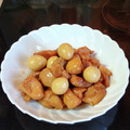 みかんちゃんです☆'s cooksnap of when they made 鶏肉とうずらの照り焼き.