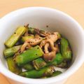 ★ぴよぴよ501★'s cooksnap of when they made アスパラとシメジのニンニク炒め.