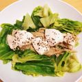★ぴよぴよ501★'s cooksnap of when they made 鶏胸肉とキャベツとえのきをレンジでチン.