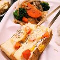 えリﾋﾟｮﾝ★'s cooksnap of when they made 焼き鳥風 串焼き厚揚げチーズ.