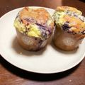 うめまみ's cooksnap of when they made ブルーベリーとクリームチーズマフィン.