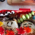 ぶきっちょ母ちゃん's cooksnap of when they made 栗ごはんで栗キャラおにぎり.