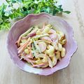 runa10's cooksnap of when they made 彩り野菜のマカロニサラダ.