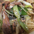 しばーちゃん's cooksnap of when they made ■さんま缶と長ネギの和風パスタ■.