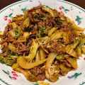 リンダA's cooksnap of when they made セロリと牛肉のかき油炒め.