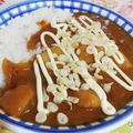rie-tin's cooksnap of when they made ウマ〜い♫カレーに天かすとマヨネーズ♫.