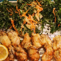 cococo710's cooksnap of when they made 簡単サクサク春菊と人参のかき揚げ.