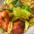 ツバミックス's cooksnap of when they made 鶏肉とキャベツのピリ唐オイソース炒め♪.