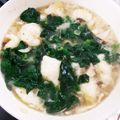 inokero's cooksnap of when they made あったか♪ホウレンソウと大和芋団子スープ.