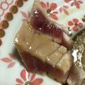 ルナchan☆'s cooksnap of when they made 刺身嫌いが考案まぐろステーキカルパッチョ.