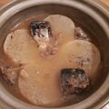 EmikoT's cooksnap of when they made さば味噌煮缶で簡単★さば大根.