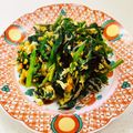 あっこ姉's cooksnap of when they made 小松菜のジャコ玉炒め.