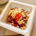 シルバニア's cooksnap of when they made 簡単！納豆にスイートチリソースと天かす.