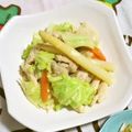 mmameco's cooksnap of when they made 鶏肉とキャベツのピリ辛味噌炒め.
